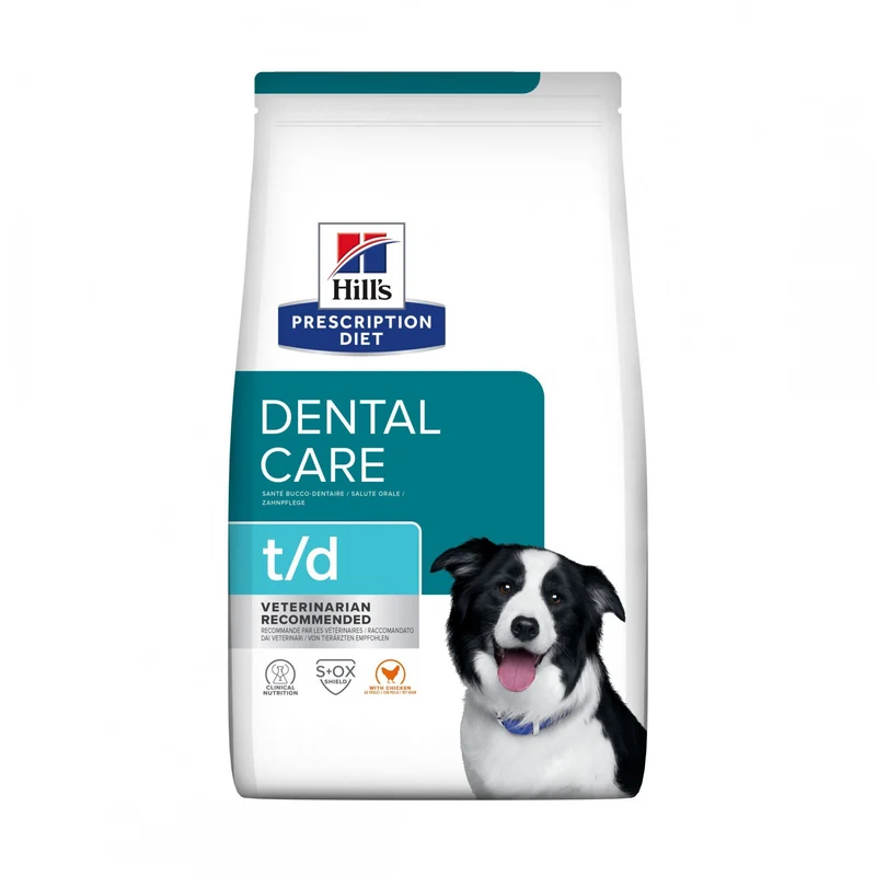 HILL'S Prescription Diet t/d Dental Care au Poulet - Croquettes pour chien