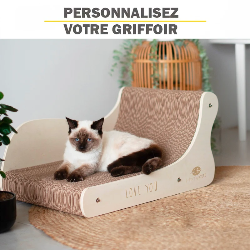 Griffoir canapé pour chat à personnaliser