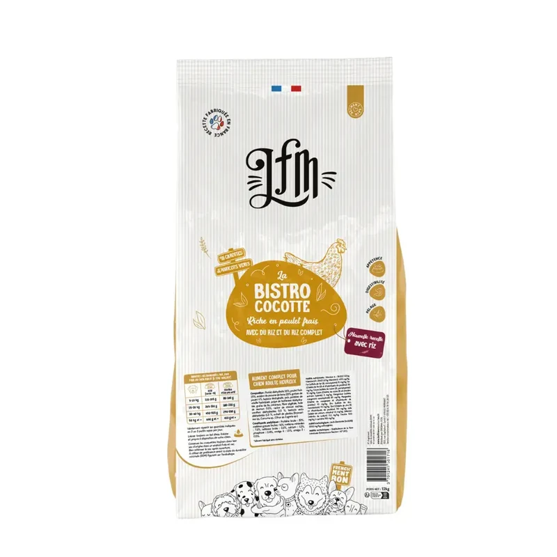 Croquettes Bistrococotte avec riz Chien LFM
