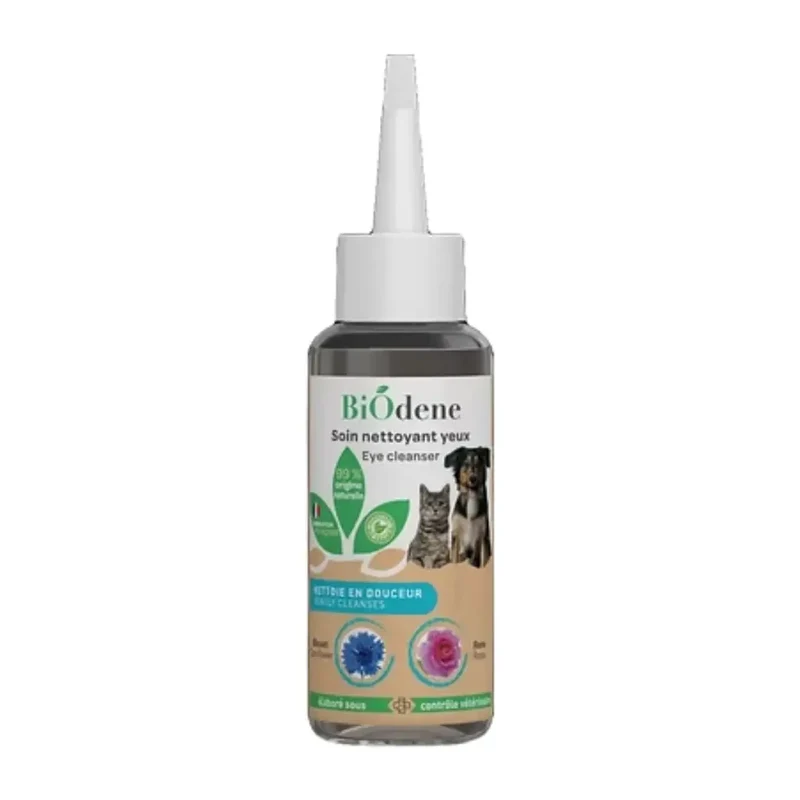 Soin Nettoyant Yeux Chien & Chat Biodene