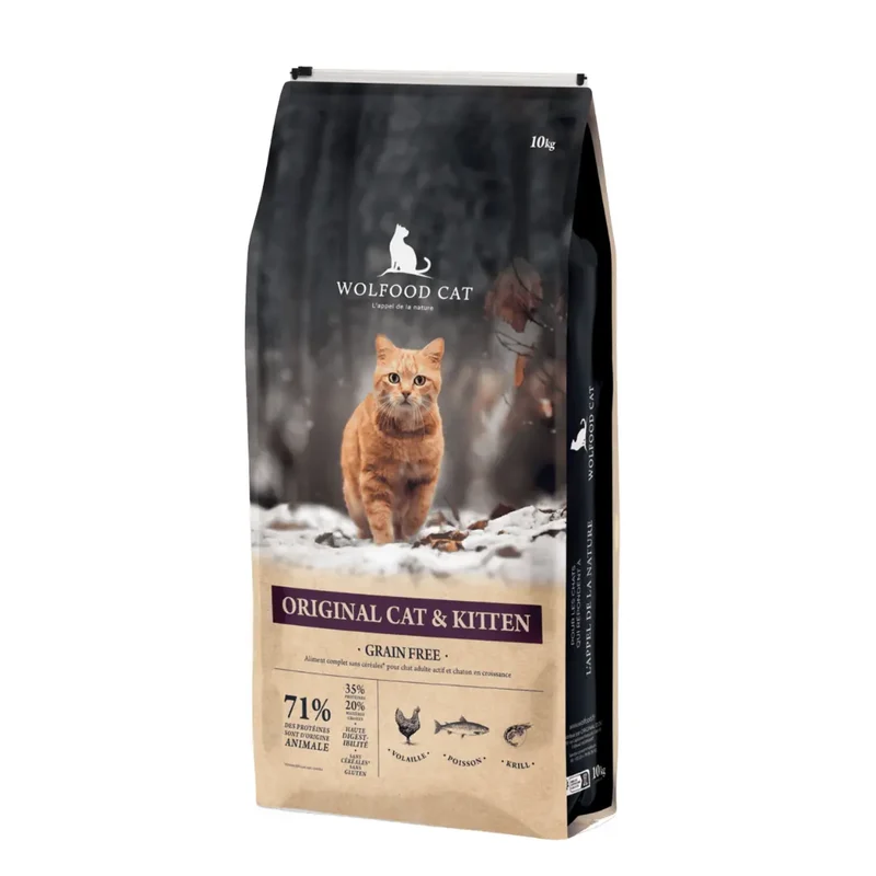 Croquettes Wolfood Original Cat & Kitten