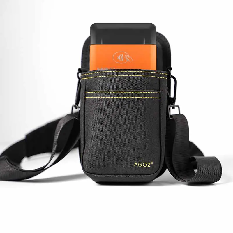 Étui pour terminal mobile portable Sunmi POS avec bandoulière croisée