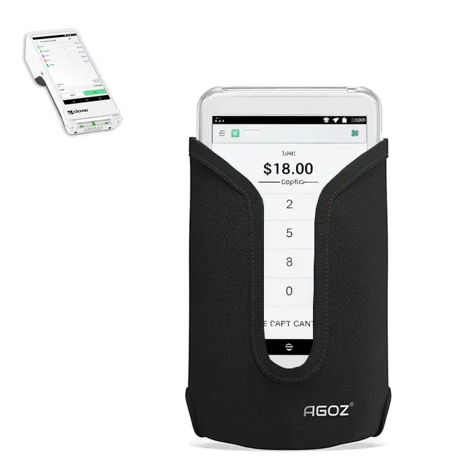 Étui Clover Flex 4 C406 pour terminal de point de vente avec clip ceinture et boucle | Agoz