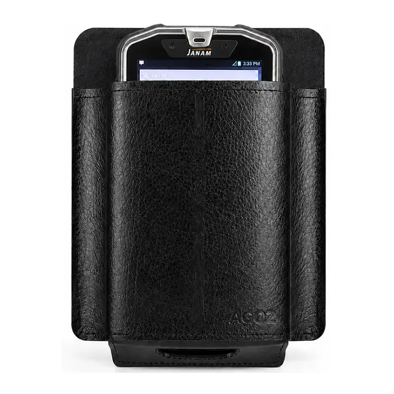 Étui en cuir Janam pour scanner portable pour les opérations quotidiennes | Agoz