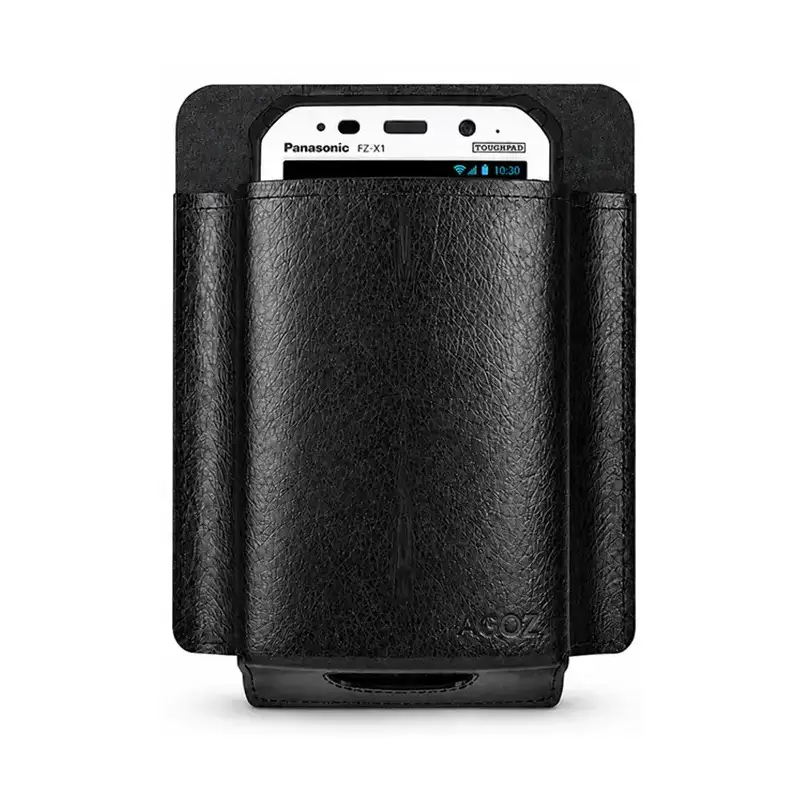 Étui en cuir Panasonic Toughbook pour scanner, transport professionnel sur le terrain | Agoz
