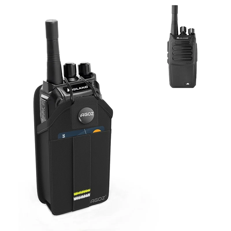 Étui à clip ceinture de qualité militaire pour radio bidirectionnelle Midland