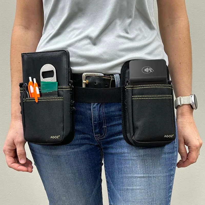 Ceinture de taille à double poche pour Ingenico Mobile POS