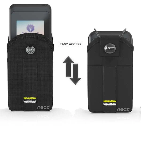 Étui pour terminal de paiement portable Verifone avec fermeture à pression