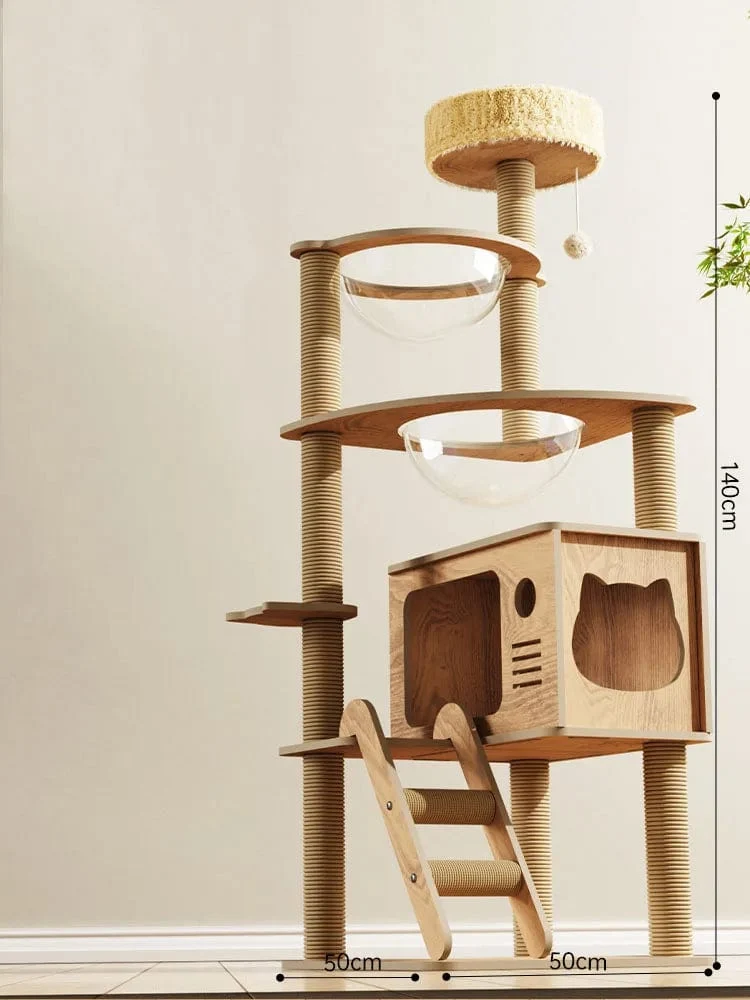 Arbre a Chat en Bois Massif