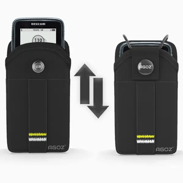 Étui robuste pour récepteur Dexcom G6 avec fermeture à pression