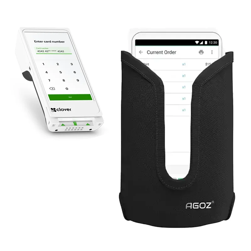 Étui pour terminal de point de vente portable Clover Flex avec clip ceinture | Agoz