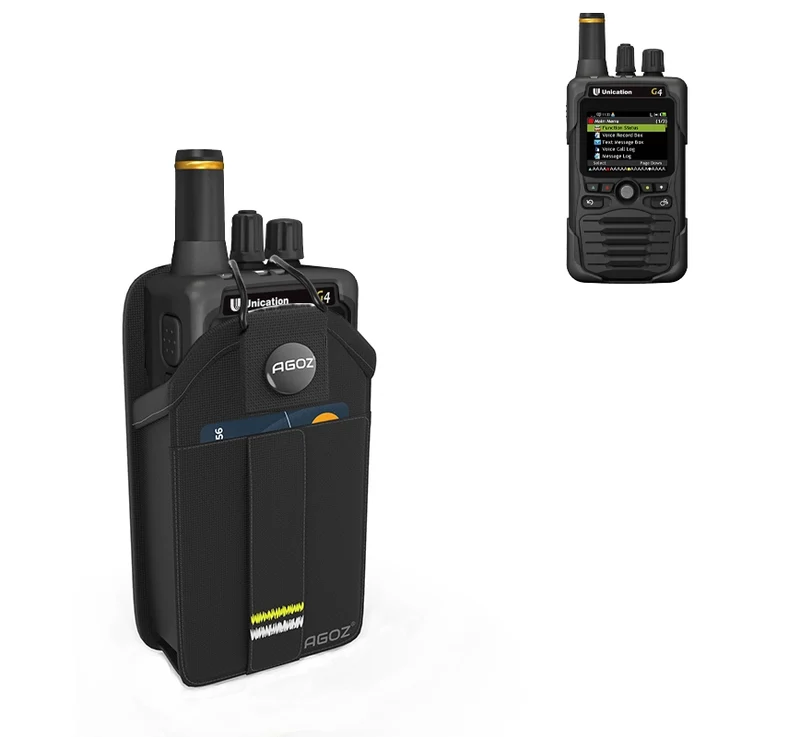 Étui pour pager vocal Unication G5 G4 G3 G2 G1 de qualité militaire avec fermeture à pression