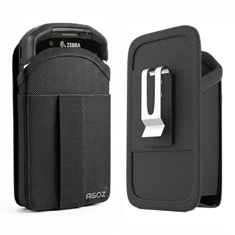 Étui pour ordinateur scanner mobile Zebra TC77 avec clip ceinture et boucle de qualité militaire | Agoz