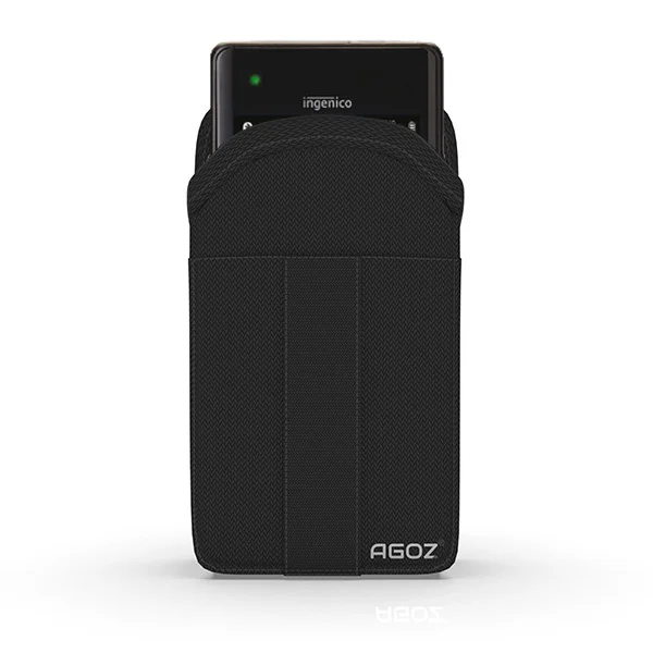 Étui pour lecteur de carte mobile Ingenico avec clip ceinture