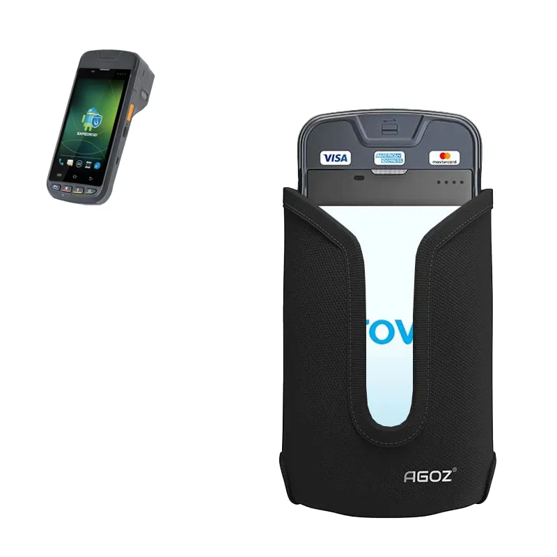 Étui portable Urovo durable pour terminal de point de vente avec clip ceinture en métal