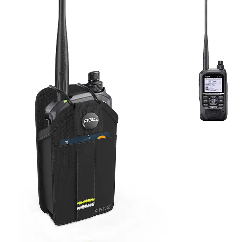 Étui robuste pour radio Icom avec fermeture à pression