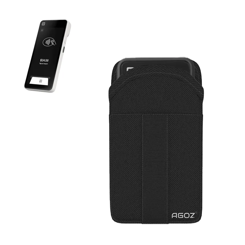 Étui carré durable pour terminal de point de vente portable avec clip ceinture