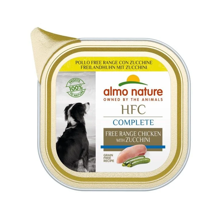 Pâtée chien HFC Complete poulet fermier & courgettes – Almo Nature