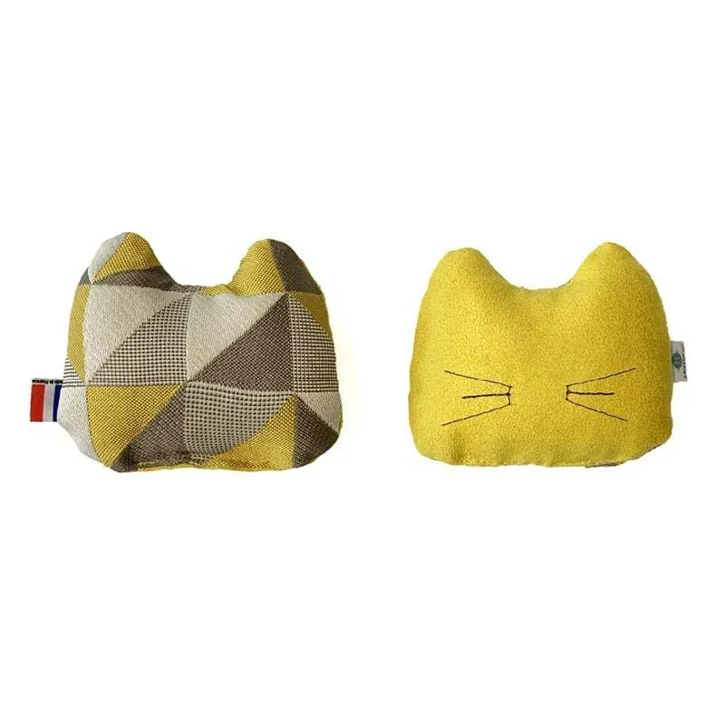 Doudou tête de chat - Jouet pour chat - catnip
