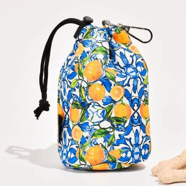 Pochette à friandises pour chien Amalfi Lemon CocoPup London