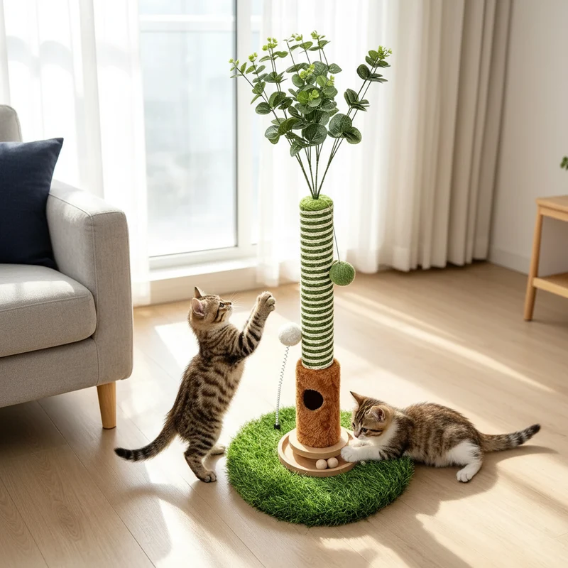 Griffoir pour Chat design Cocotier