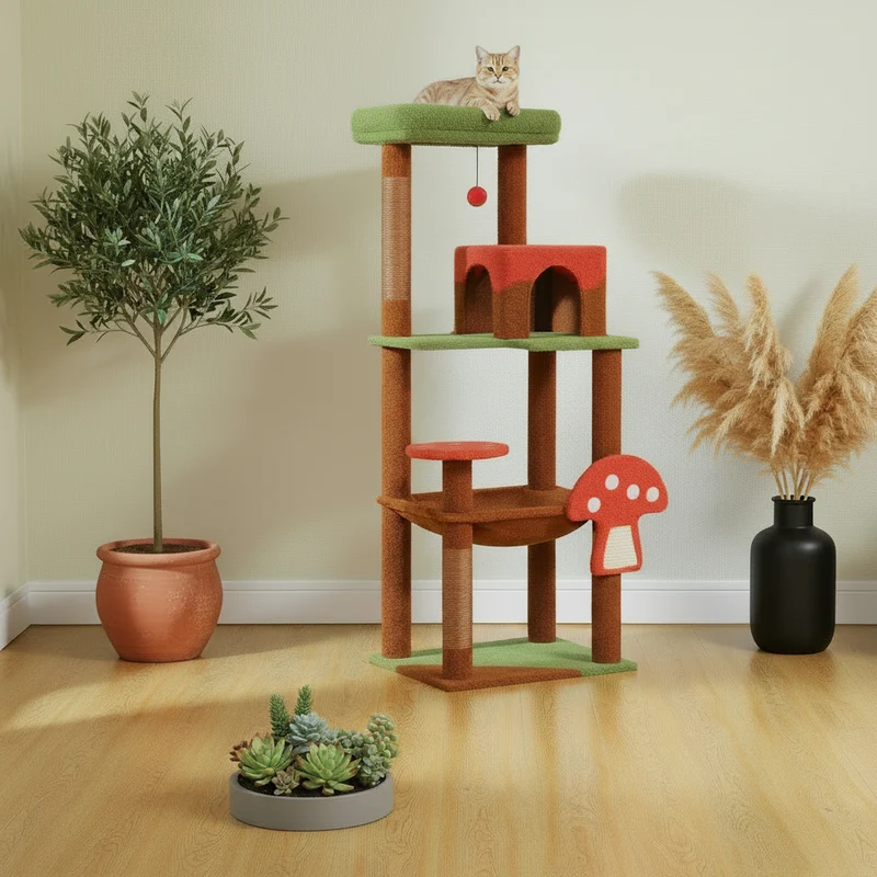 Arbre à Chat Petit – MUSHROOM TOWER