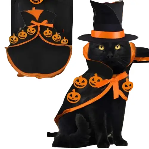 Costume Chauve-souris Chat pour Halloween - Polyester Souple