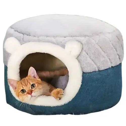 Panier Chat Douillet - Housse Lavable en Machine