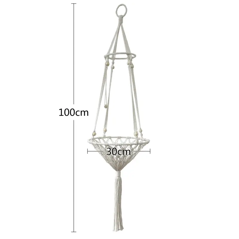 Hamac Chat Macramé - Suspendu en Coton Tressé