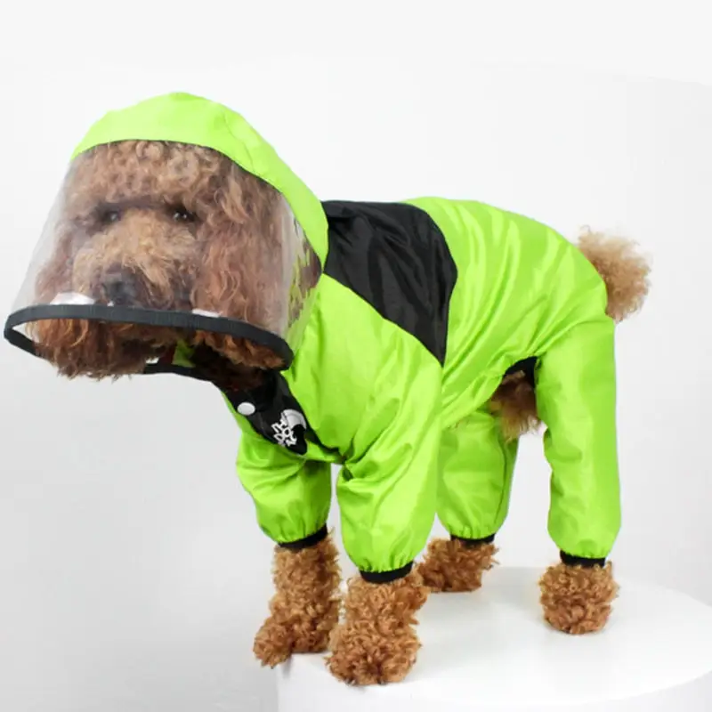 Capuche Pluie Chien - Visière Transparente Vision Dégagée