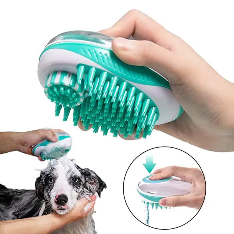 Brosse de Bain Chien - Massage et Nettoyage Doux