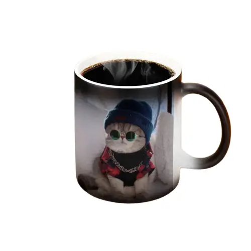 Tasse Personnalisée Chat - Photo en Céramique