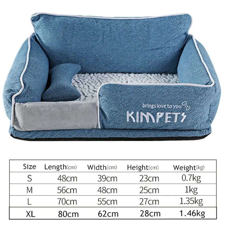 Lit Chien Confortable - Fibre Douce Lavable