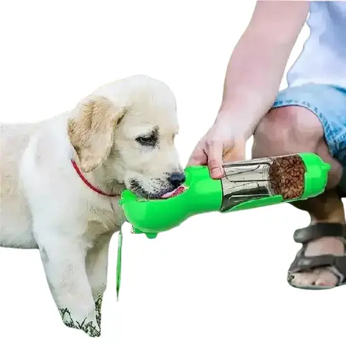 Gourde Chien Chat 3 en 1 - avec Dragonne