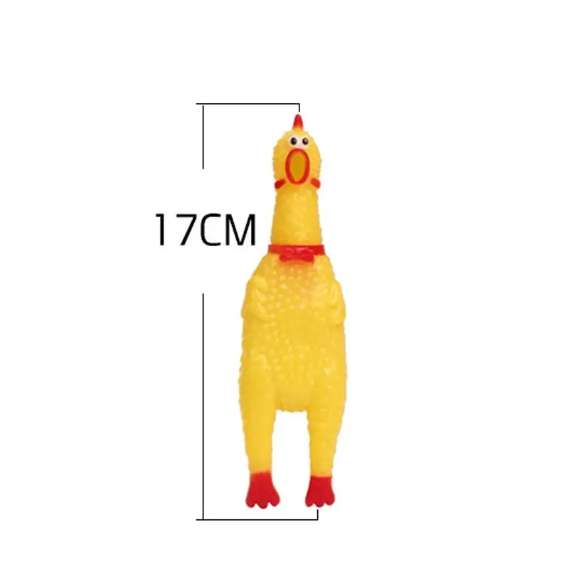 Jouet Poulet Couineur Chien - Caoutchouc Résistant