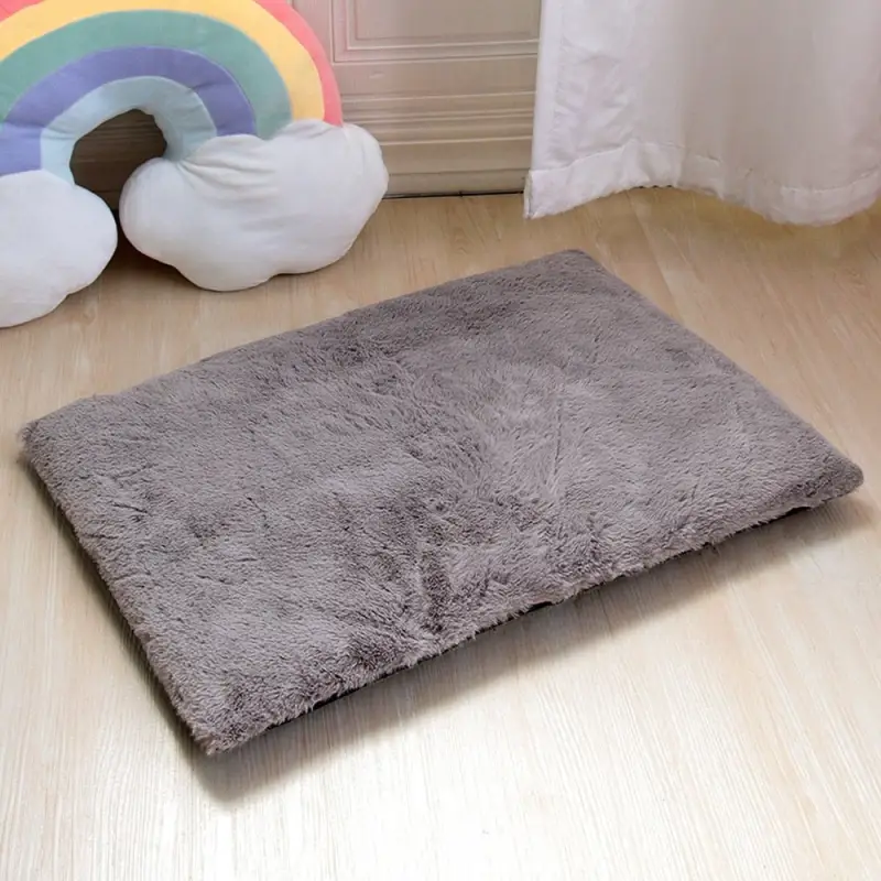 Tapis Matelas Chien - Housse Peluche Amovible Lavable