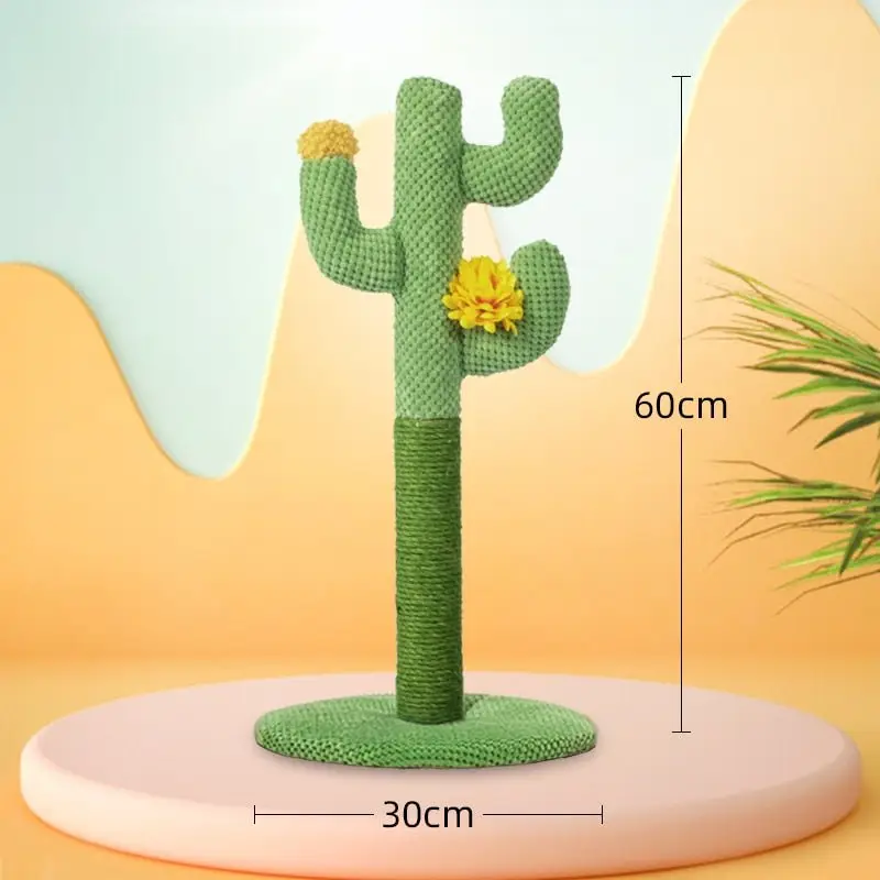 Arbre à Chat Cactus - Griffoir en Sisal Naturel
