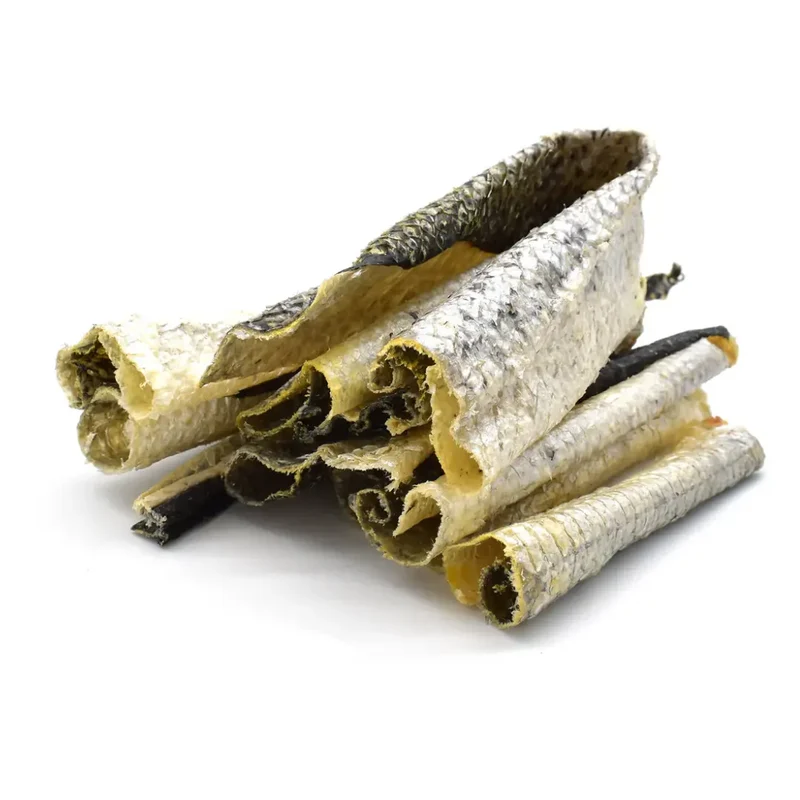 Anti-gaspi Peaux de saumon séchées pour chien Cernunos