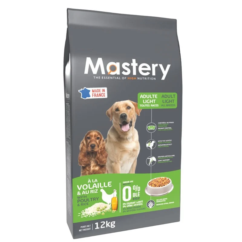Croquettes Mastery Light Chien Adulte Stérilisé