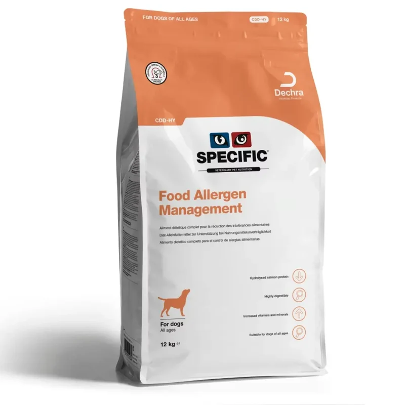Croquettes Chien CDD-HY Food Allergen Management Specific