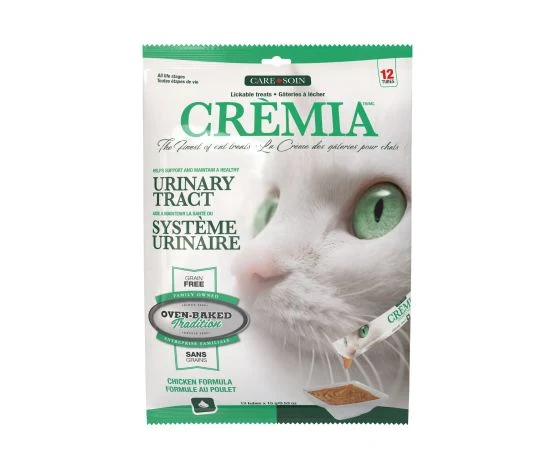 Oven Baked Crèmia – Gâteries à Lécher Pour Chat, Urinaire, Poulet, Paquet de 8