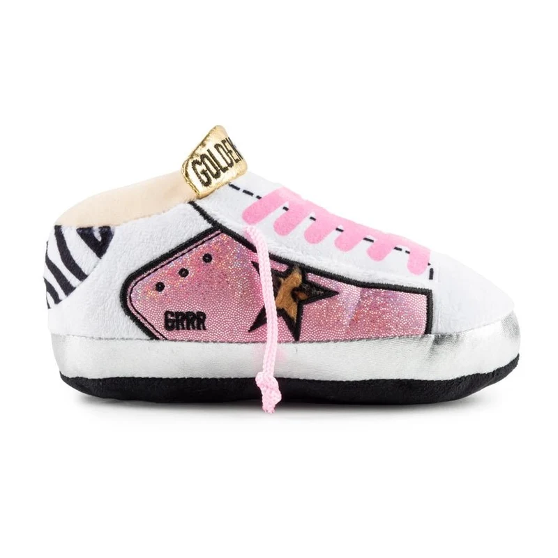 Jouet pour chien chaussure de tennis rose Golden Pooch