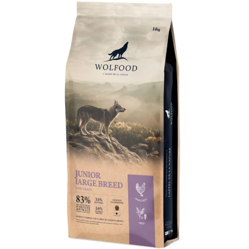 Croquettes Wolfood Junior Large Breed