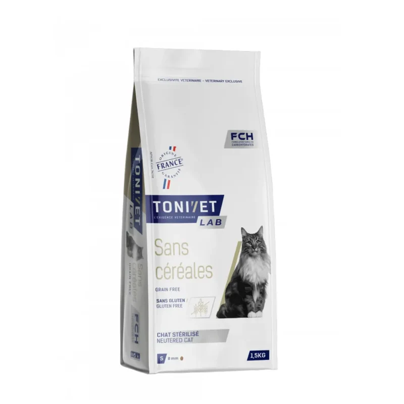 Croquettes Tonivet Chat Adulte Sans Céréales