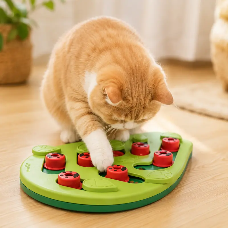 Puzzle friandises chat - Anti-ennui intelligent | PurrPlay