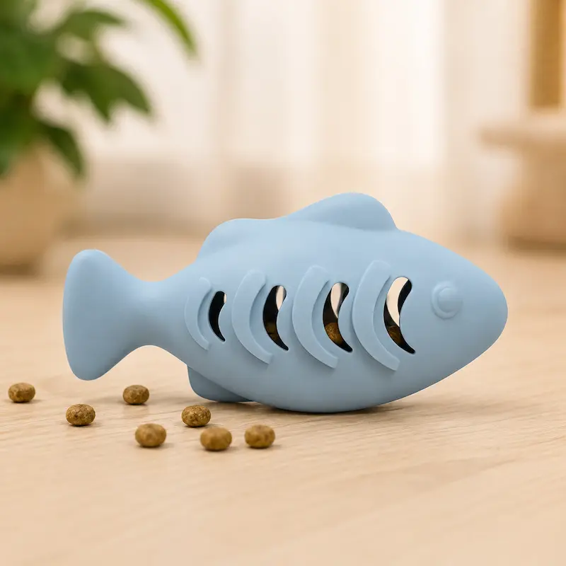 Jouet distributeur de croquettes chat - Jeu & repas malin | MiaouPlay