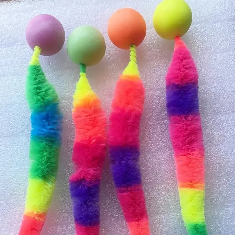 Balle rebondissante chat - Éveil & complicité | Rainbow Worm