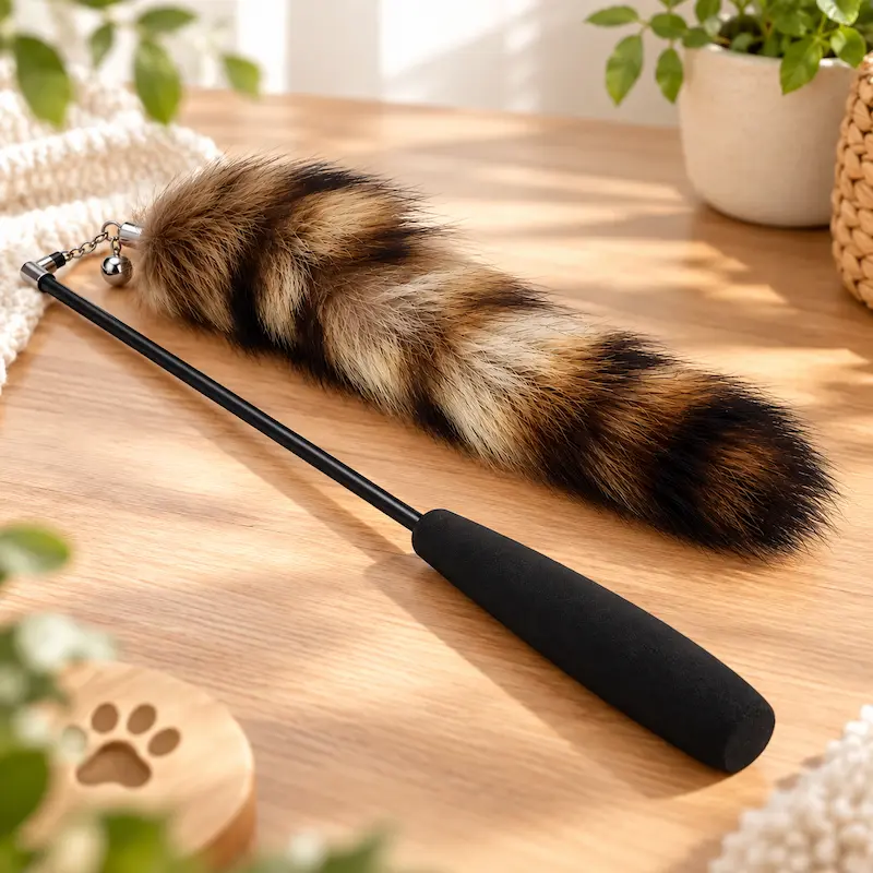 Jouet chat plume renard - Amusement garanti | CatJoy