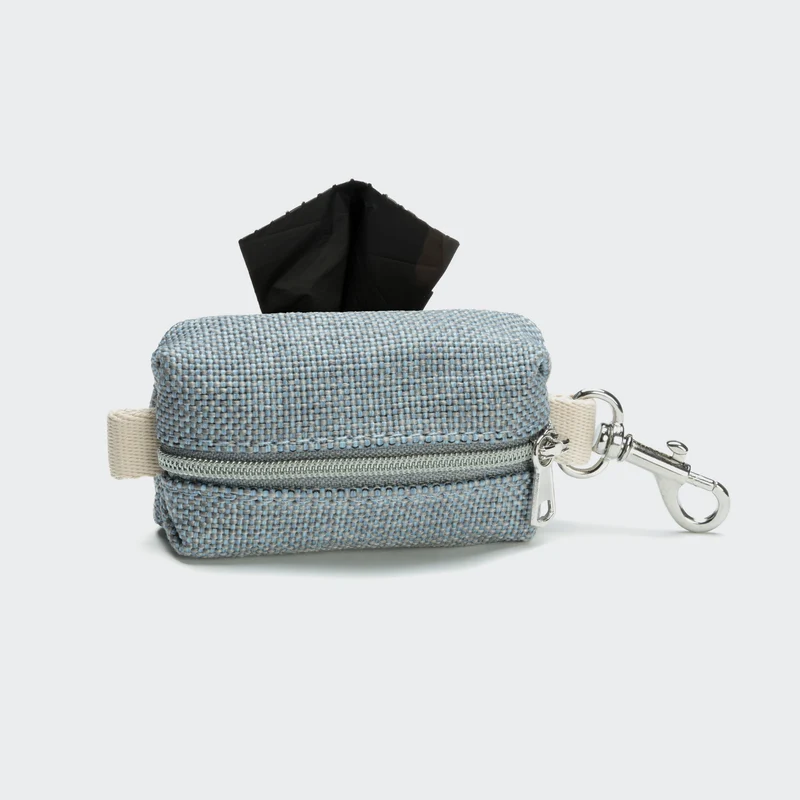 Porte-sac à crottes bleu pastel
