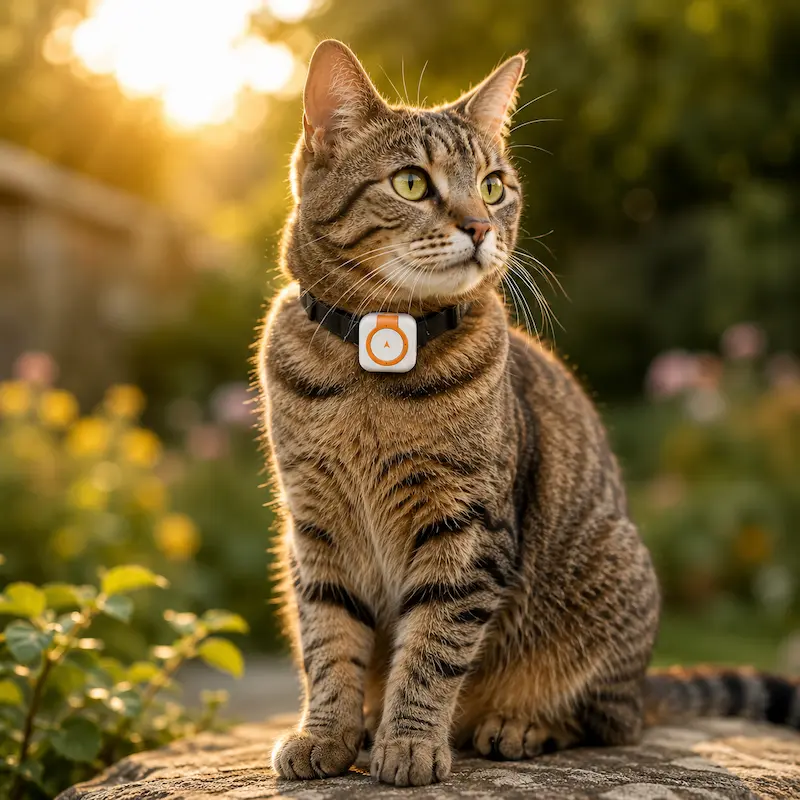 Traceur chat avec carte SIM - GPS 4G | Catyzen